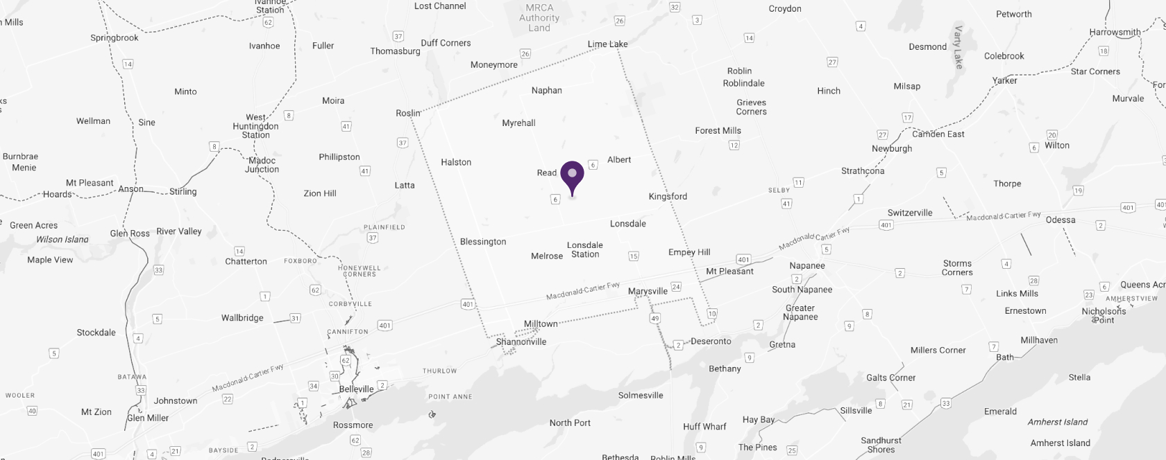 Map Outline of Tyendinaga