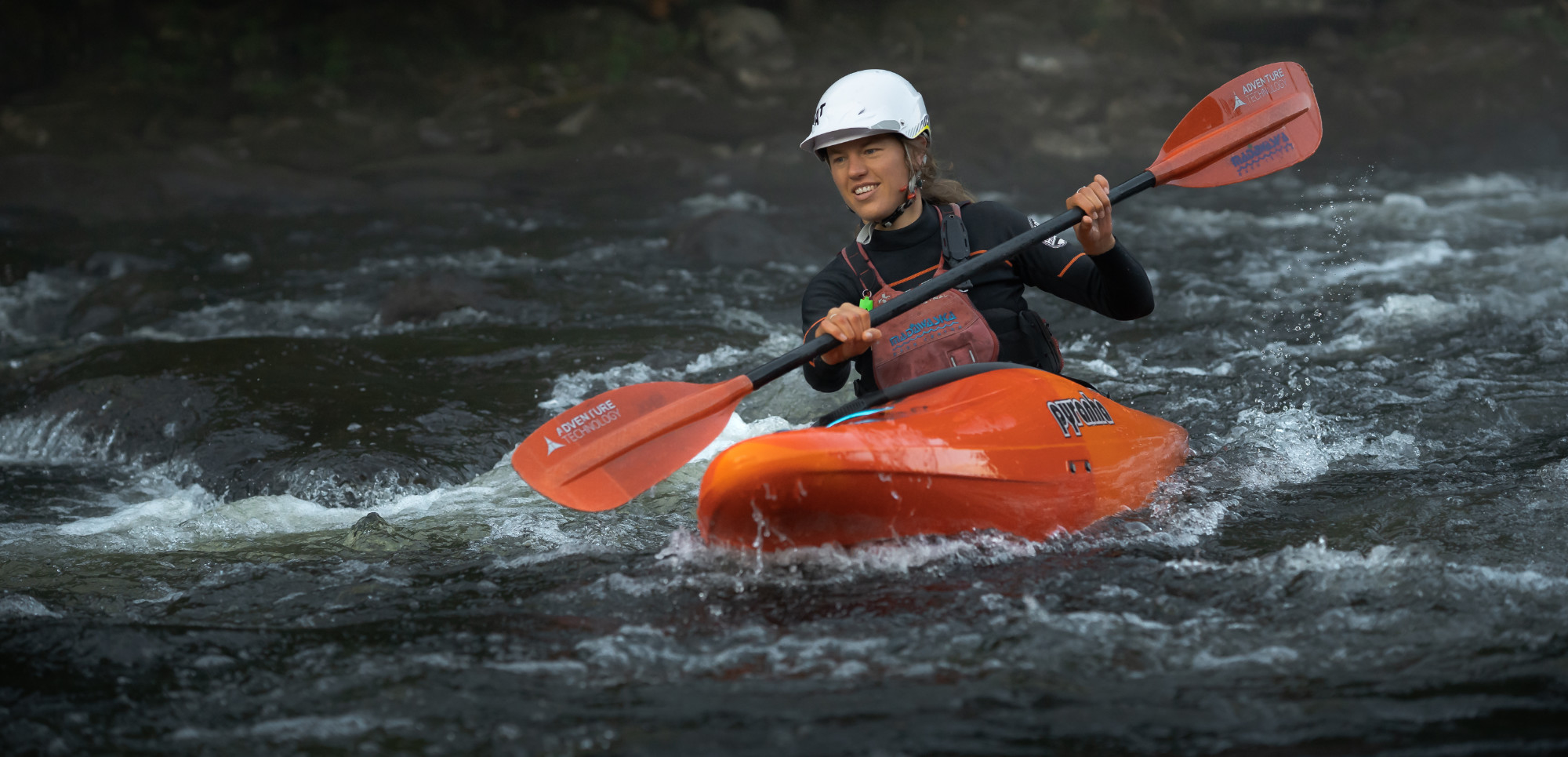 Person Paddling on Kayak