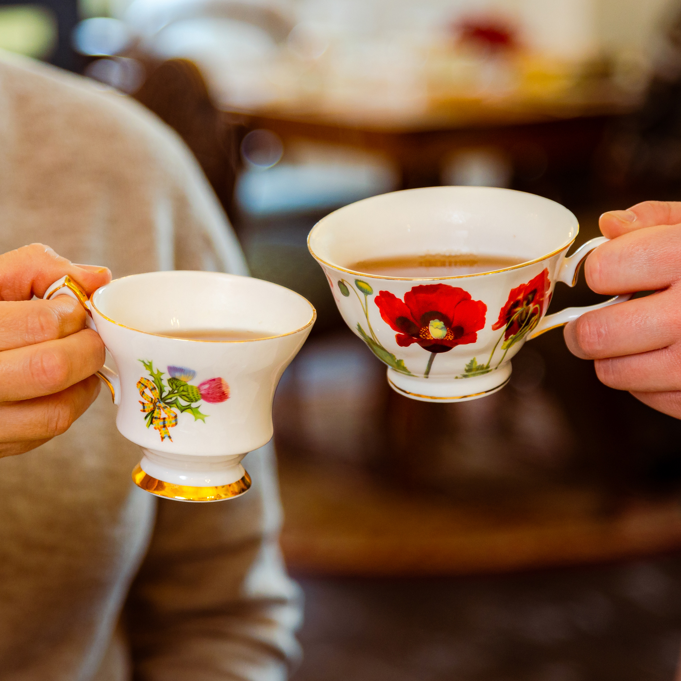 People Sharing Tea