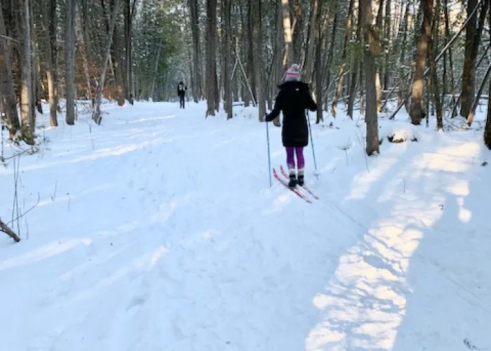 Cross Country Skiing at Vanderwater Conservation Area in Tweed, Ontario