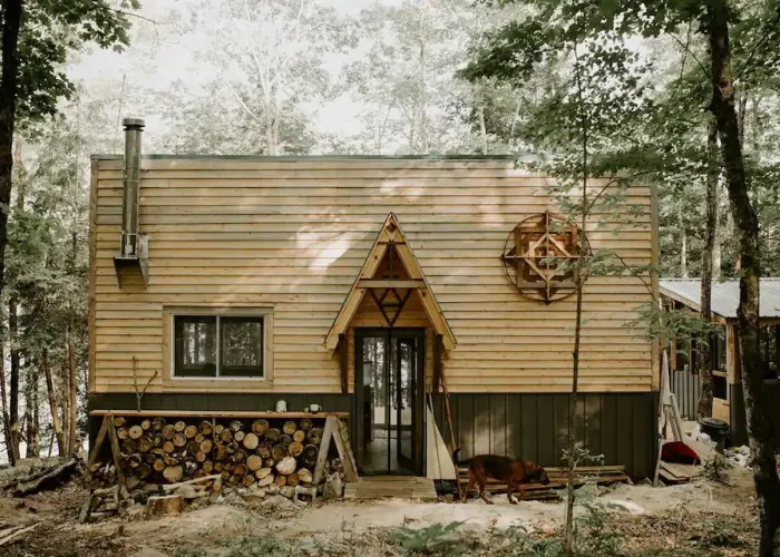 Solar Powered Off-Grid Cabin on a lake outside Madoc, Ontario