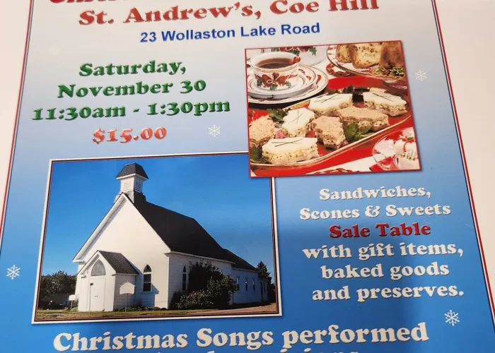 St. Andrews Christmas Tea & Luncheon Poster